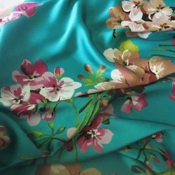 100*150cm,Soft Bridal Dress Material Crepe Satin Charmeuse Fabric Aquamarine Pink Burgundy