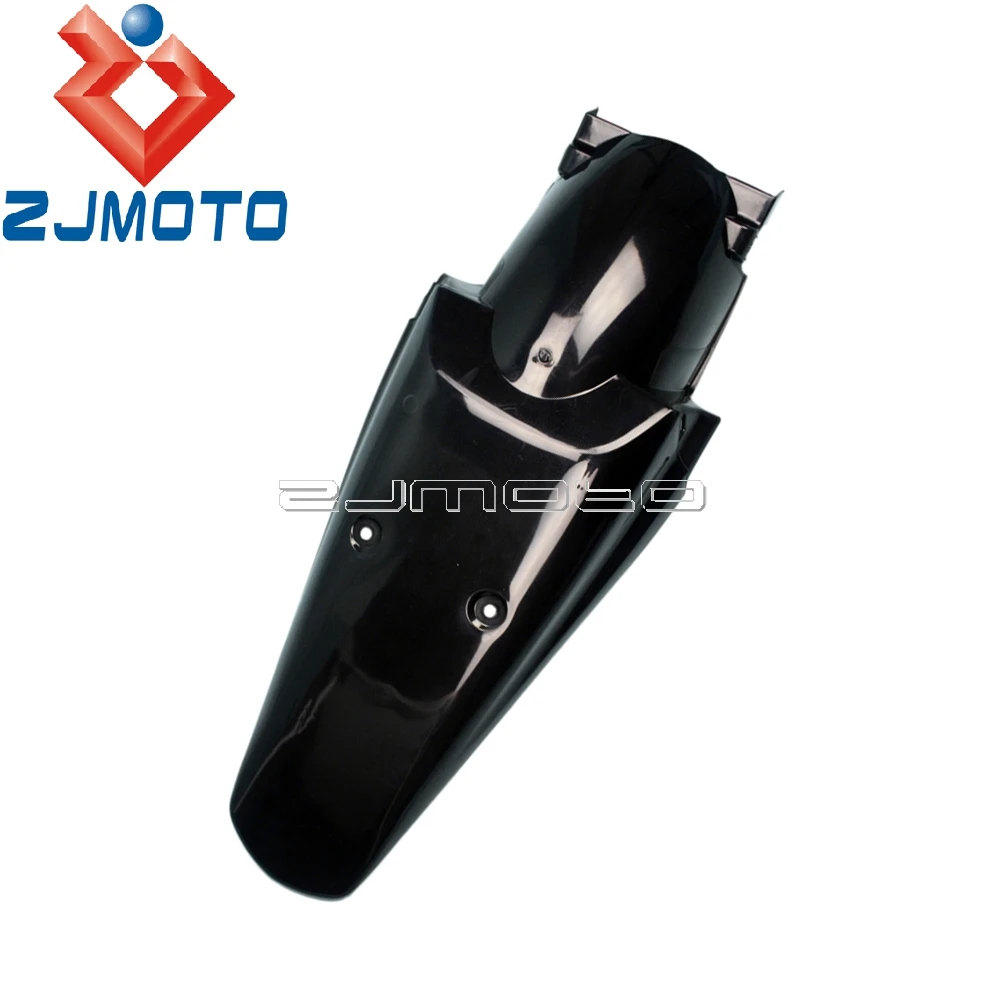 Black Rear Fender Universal Enduro Dual Sport Rear Mudguard For Honda Kawasaki Suzuki Yamaha WR DRM RMZ KX YZ CRF Supermoto