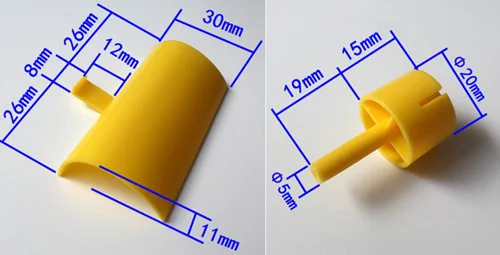 Mini Wind Turbine Blade Vertical Axis Micro-generator Blades Small Set