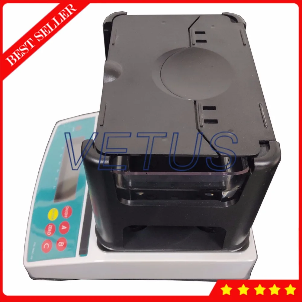 AU-1200S Digitale Peso Specifico Tester 0.01 ~ 1200g Solidi Densitometro Metro con 0.001g/cm3 Densità Apparecchiature di Collaudo