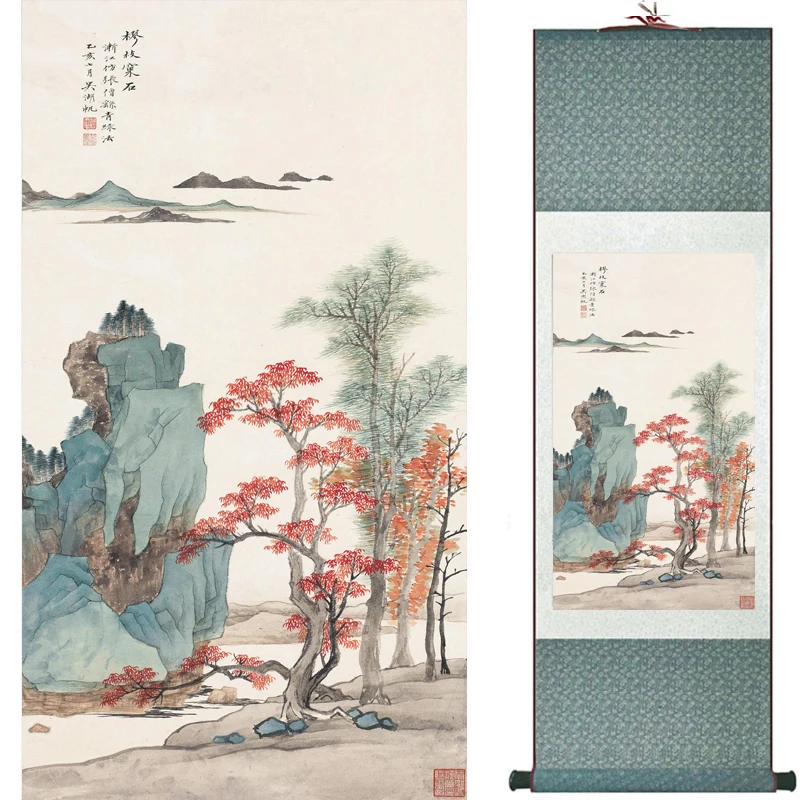 

landscape art painting Super quality traditional Chinese Art Painting Home Office Decoration Chinese painting2018071104