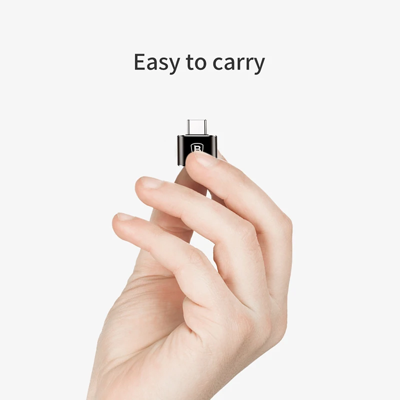 Baseus USB female to Type C male OTG adapter adaptador usb tipo c for samsung galaxy S9 for xiaomi otg usb Converter