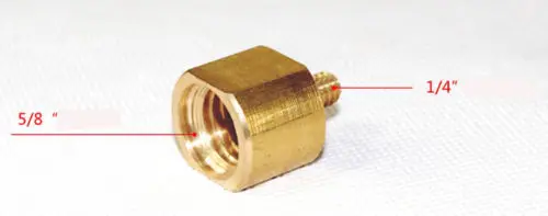 2pcs Tripod adapter screw 5/8" UNC TO 1/4" UNC for tripod Laser level instrument tripod