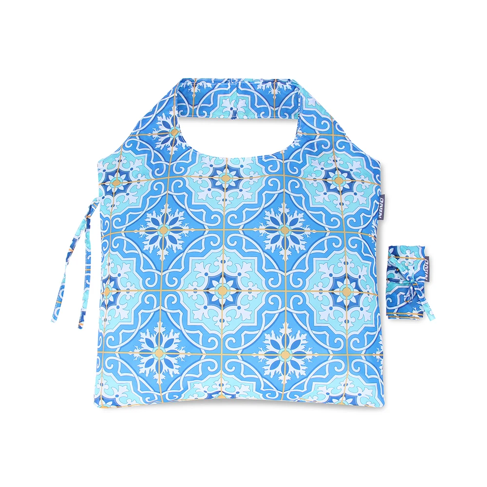 NAVO-حقيبة تسوق قابلة لإعادة الاستخدام ، حقيبة تسوق من قماش النايلون البيئي ، قابلة للطي ، حقيبة بقالة ، تصميم عصري #1