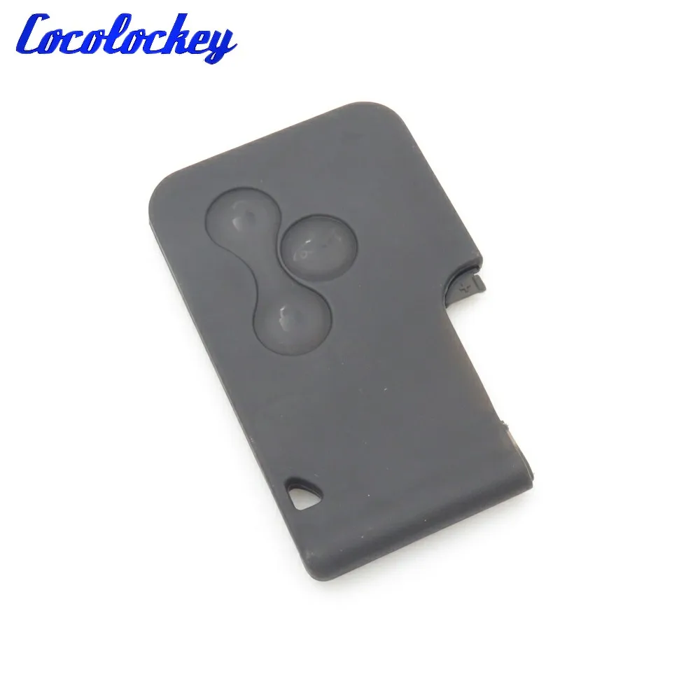 

1pcs blank key 3 buttons remote key card no logo no circuit board inside for renault megane 2 Key Card