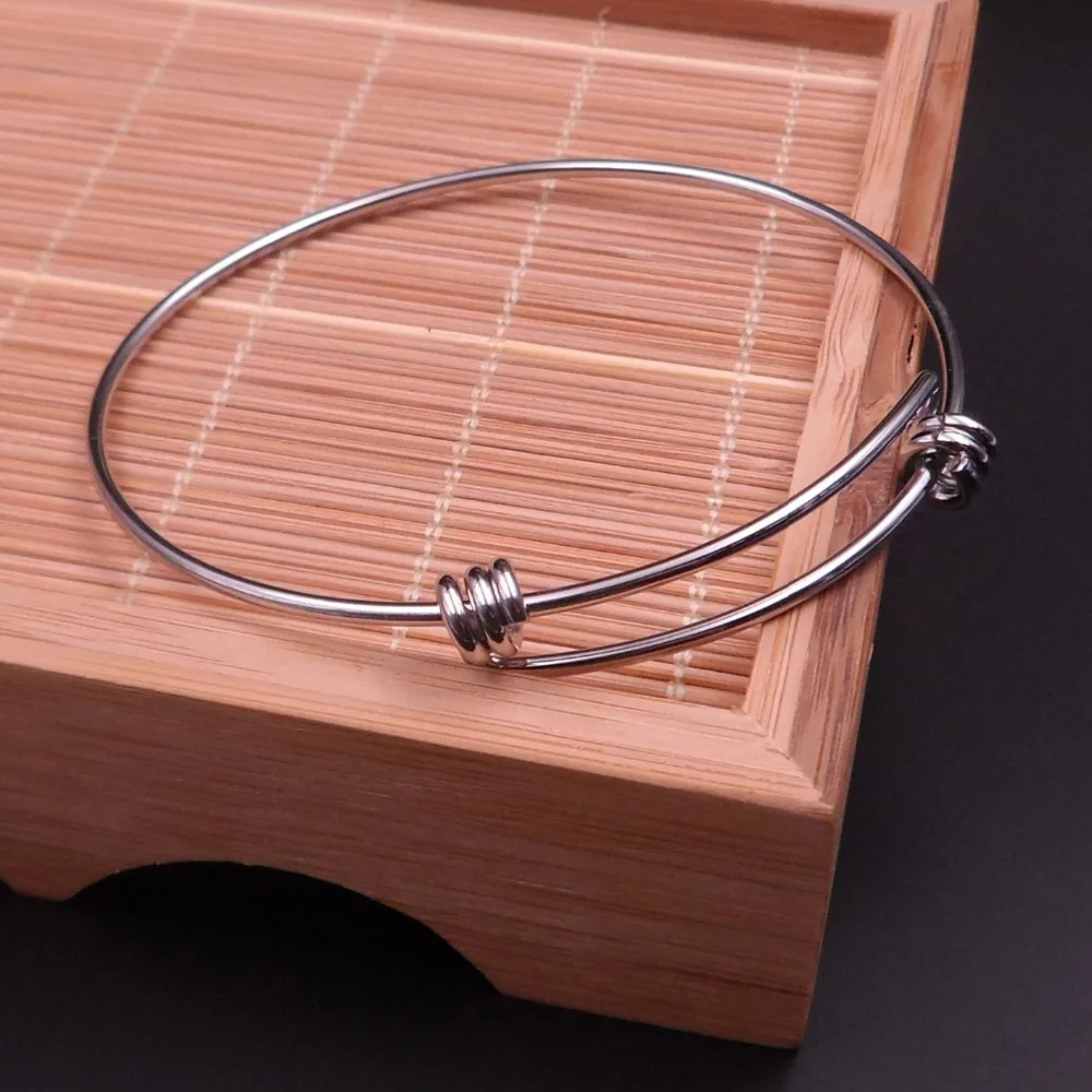 

10pcs Lot Adjustable bracelet stainelss steel Jewelry Women Cuff Bangle