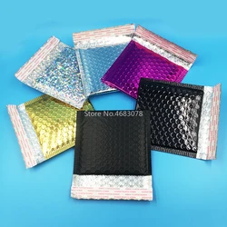 50pcs/lot Bubble Envelopes Bags Mailers Padded Shipping Envelope With Bubble Mailing Bag Business Supplies 15*13cm+4cm