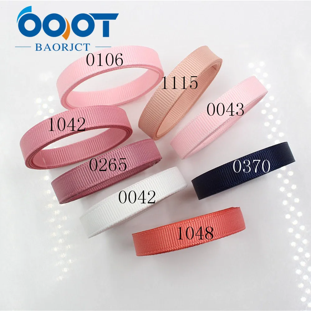 OOOT BAORJCT 177171,10mm Solid Color Grosgrain Ribbon 10 yards , DIY handmade clothing accessories , Jewelry & Accessories