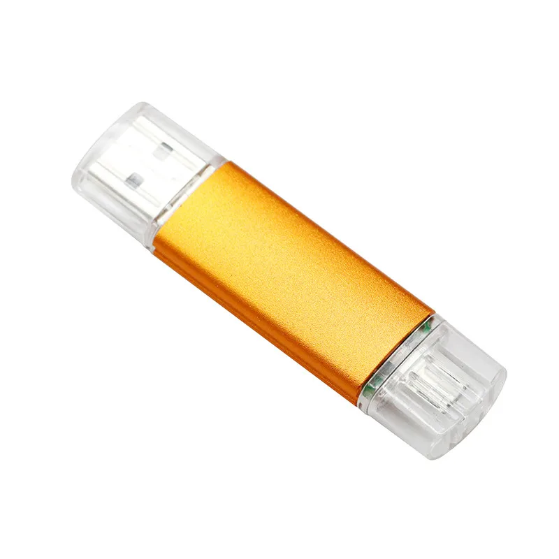 Rotation OTG USB Flash Drive Disk Pink /Blue/Silver Pen Drive Memory Stick Real Capacity Pendrive Mini Computer Smart Phone Gift