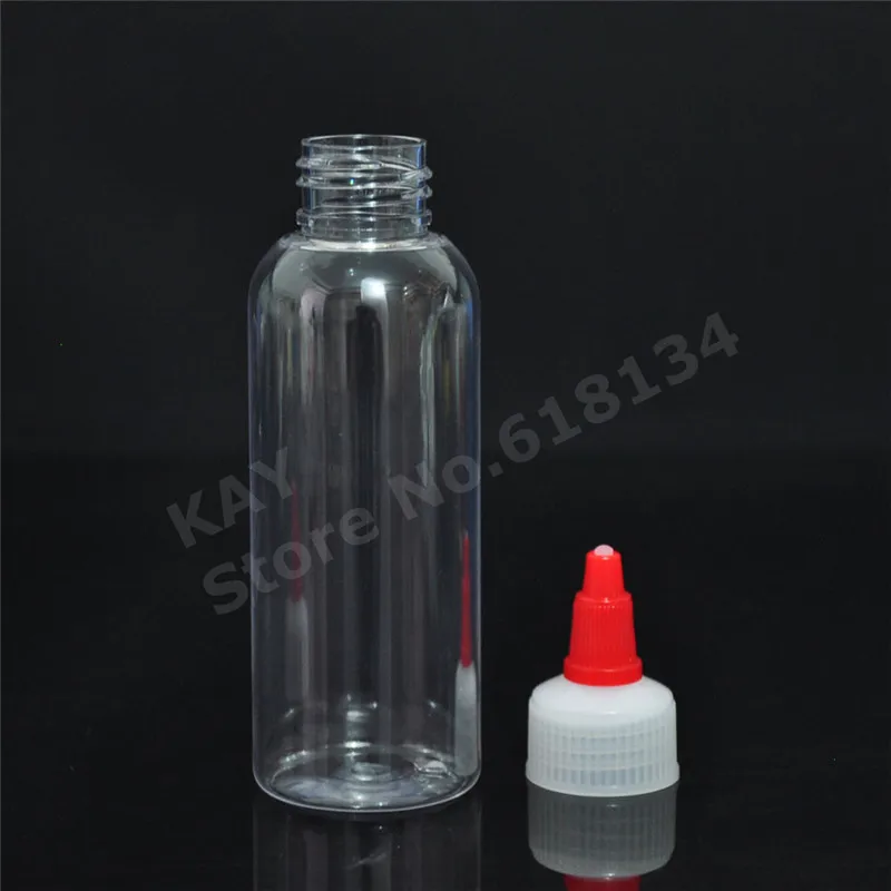 400pcs Factory directly plastic Pointed mouth cap type bottles, Twist Cap bottle 100ml for liquid