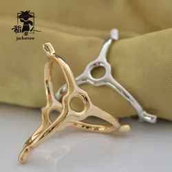 2019 The most popular high-quality shawl scarf jewelry triangle ring scarf H buckle smooth no hook silk
