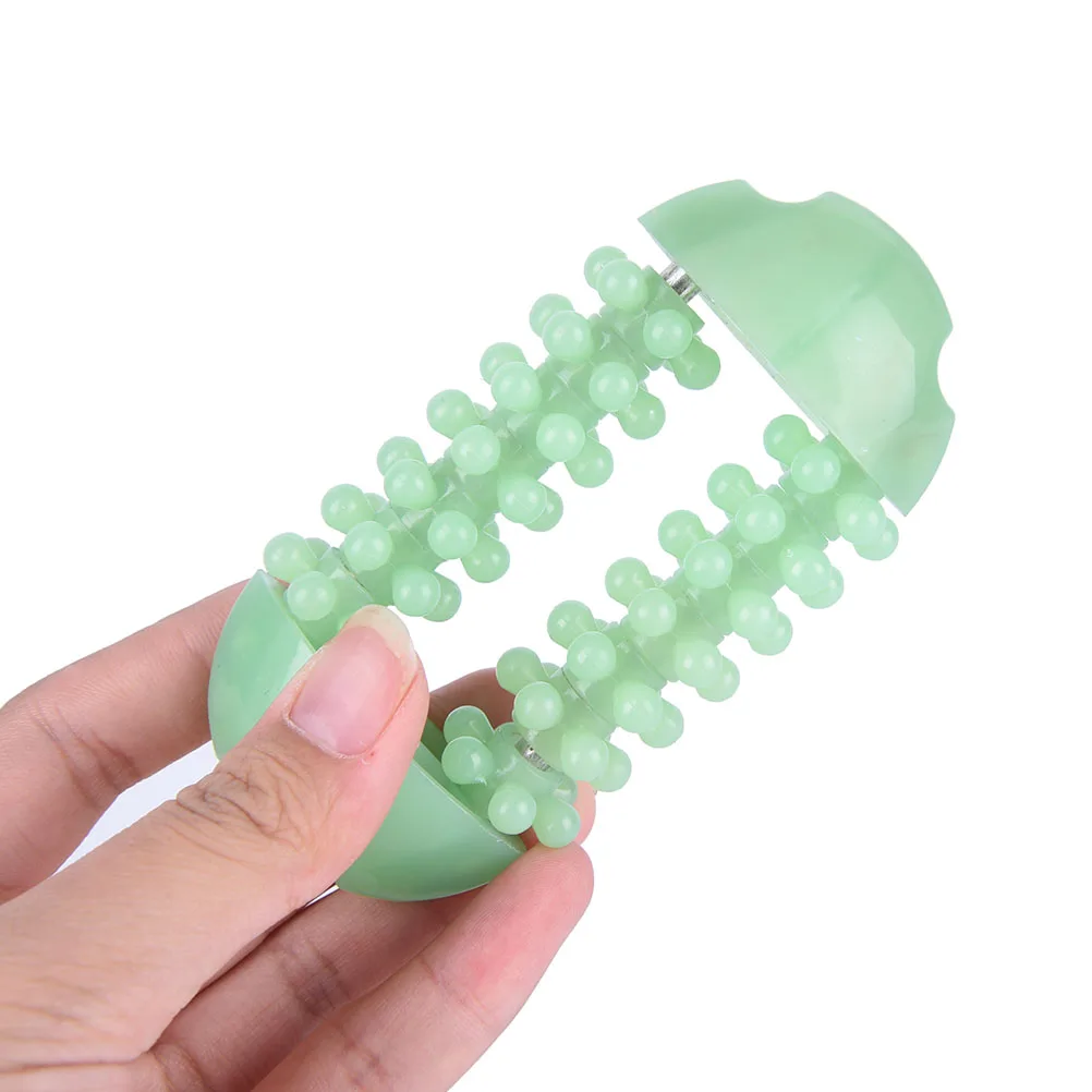 Drop Shipping Parents Gift 1Pc Hand Finger Massager Dual Roller Joint Relaxing Nail Plastic Massage Tool Pain Relief Health Care