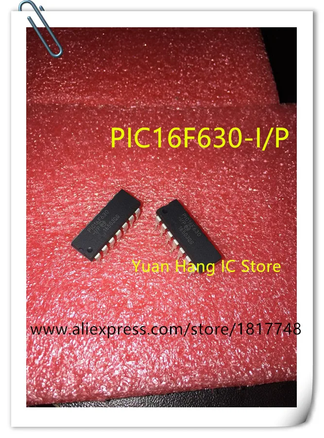 

10PCS/LOT PIC16F630-I/P PIC16F630 16F630 DIP-14