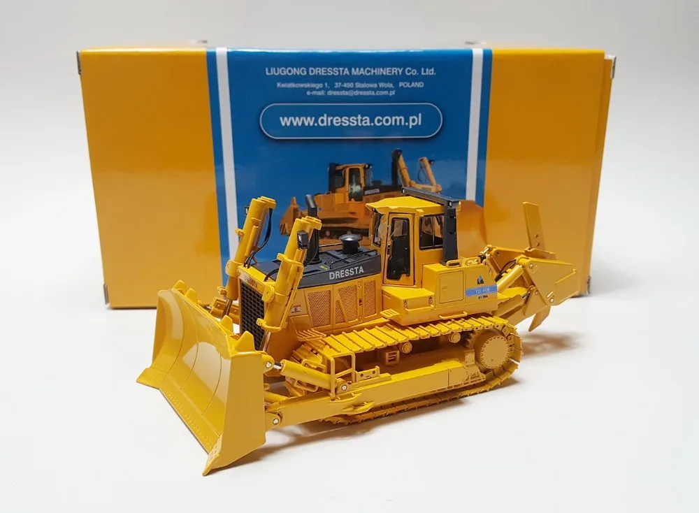 Giocattolo da collezione pressofuso modello regalo scala 1:50 Liugong Dressta TD-40E bulldozer macchinari di ingegneria modello in lega giocattolo decorazione