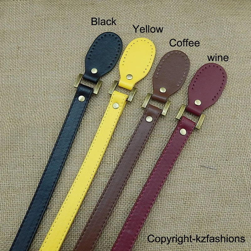 FASHIONS KZ 58CM PU Leather Bag Strap Shoulder Bag Handbag Strap  DIY Handmade Bag Accessories Multi Color Can Choose KZ0146