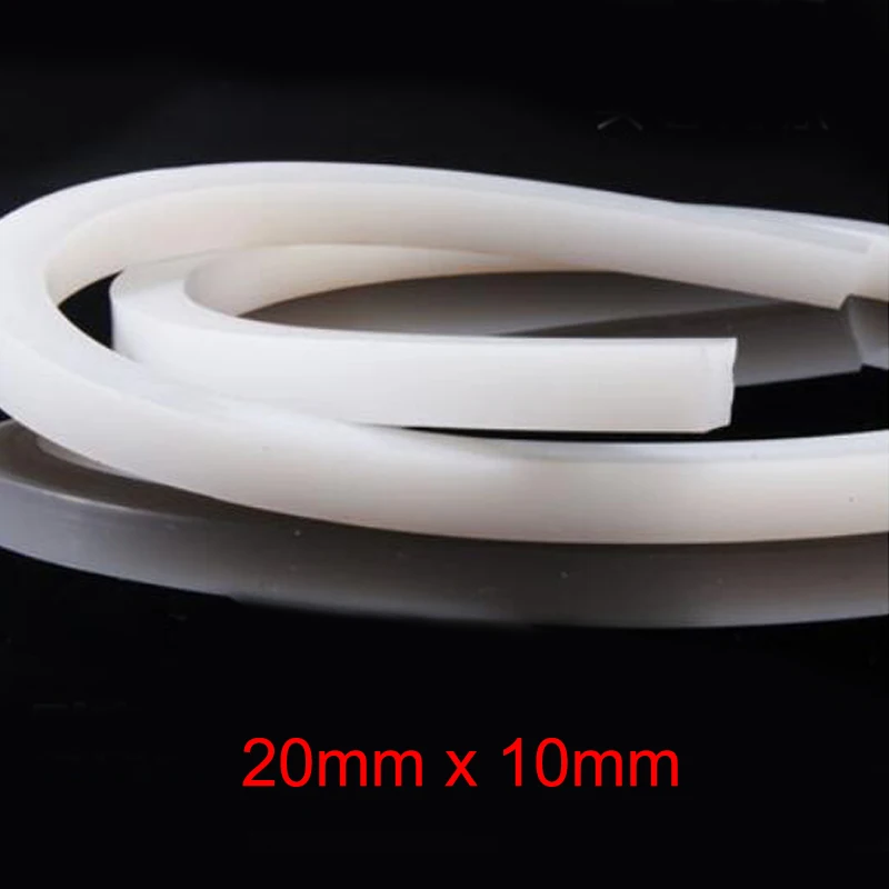 

20mm x 10mm High temperature resistant door window solid silicone rubber seal strip weatherstrip