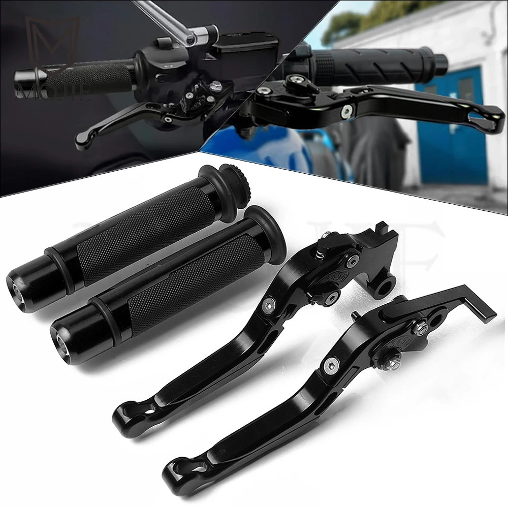 For Suzuki GS500 GS500E GS500F GS 500 E F Motorcycle CNC Adjustable Folding Extendable Brake Clutch Levers Handlebar Hand Grips