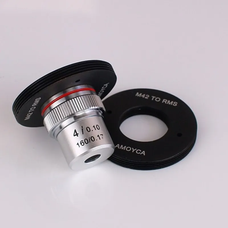 Aluminum Adapter Ring Mount for Microscope Objective Lens RMS to M42  Use on Digital Camera