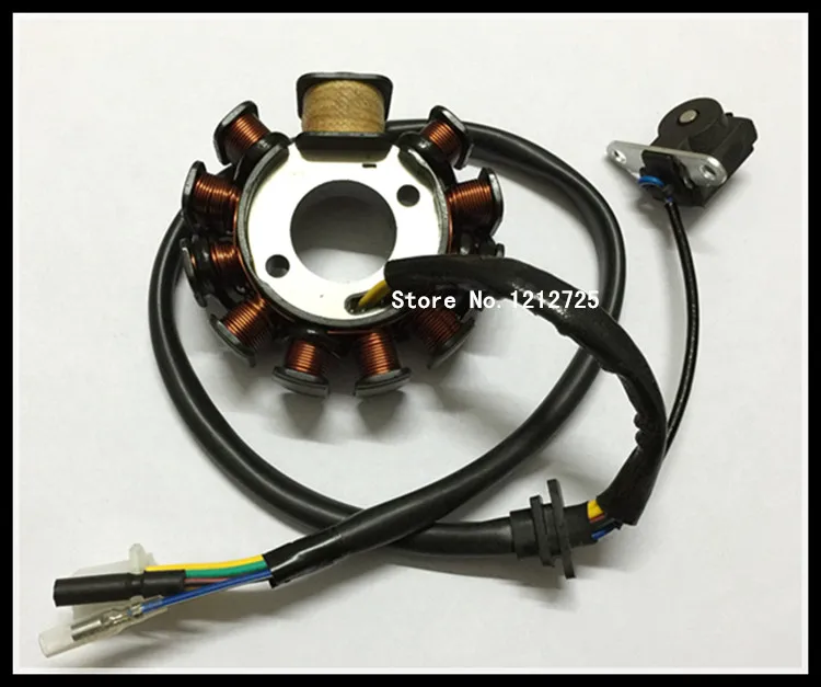 Magneto Stator 11 Poles Coil GY6 Motorcycle Scooter Moped 125cc 150cc Magneto rotor Stator coil DC