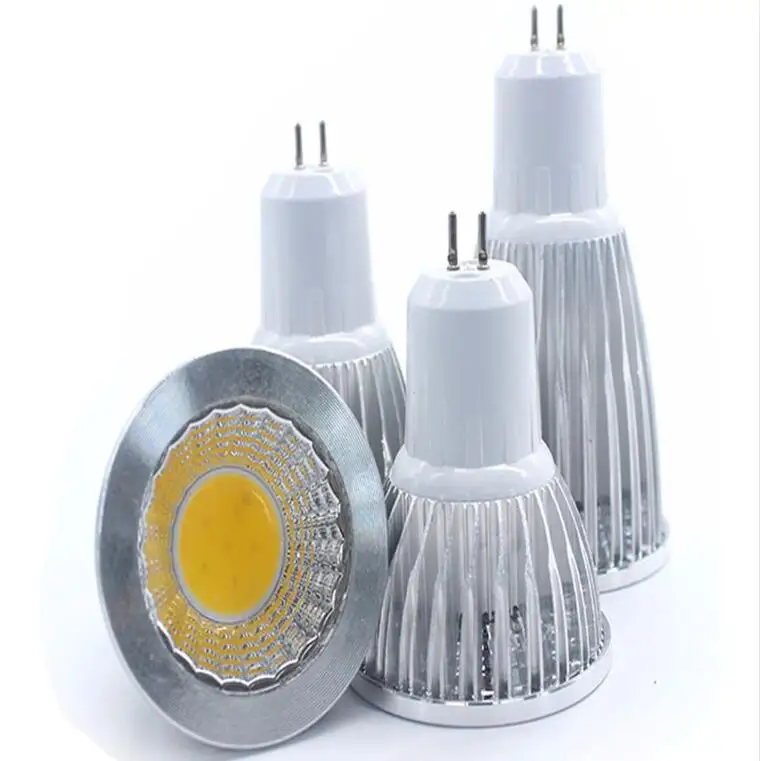 

New High Power Lampada Led MR16 GU5.3 COB 9w 12w 15w Dimmable Led Cob Spotlight Warm Cool White MR 16 12V Bulb Lamp GU 5.3 220V