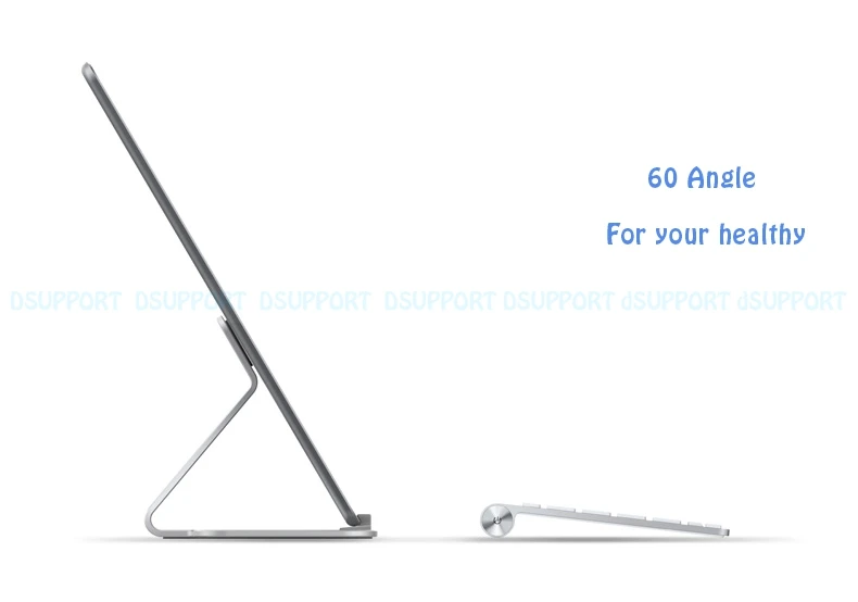 AP-7D из алюминия 7-13 дюймов держатель для планшетного ПК универсальная подставка для планшета подставка с 60 углом обзора управление кабелем