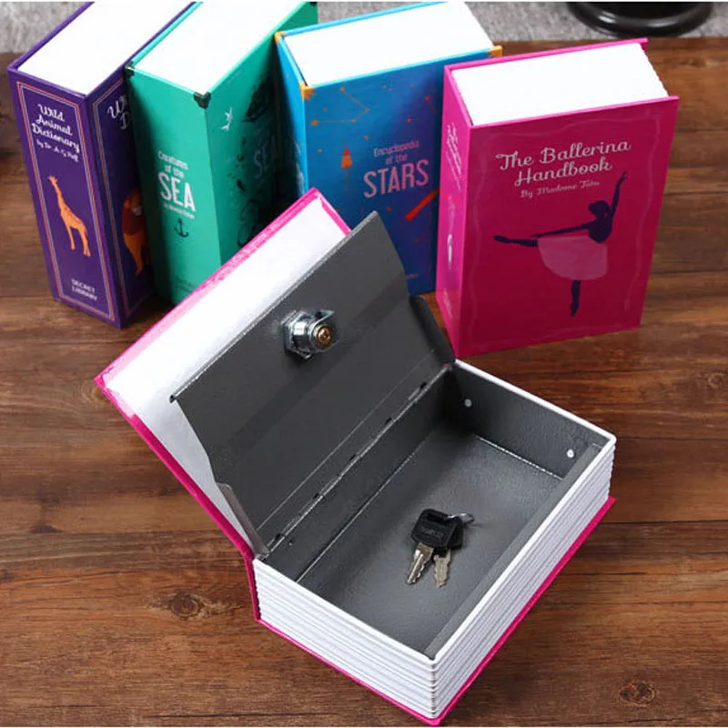 Ospon Book Safes Simulation Dictionary Secret Book Safe Creative Money Cash Jewelry Storage Collection Box Security Bank Size S