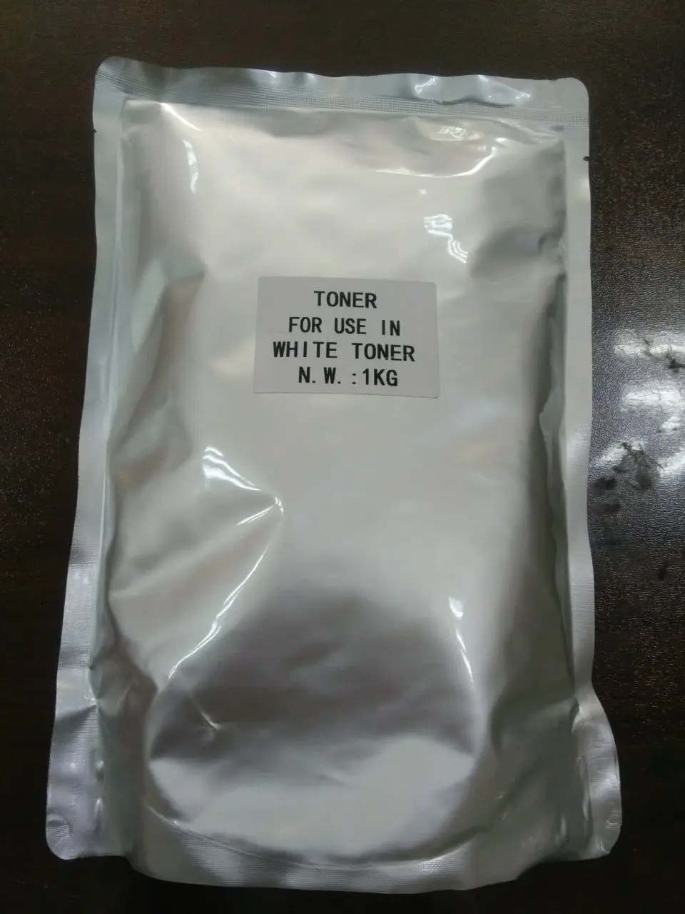 White toner powder for Special machine.1kg/bag.with aluminum foil bag