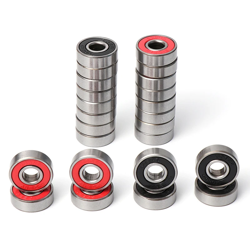 10 sztuk 608 2RS łożysko kulkowe ABEC-7 ABEC-9 8X22X7mm z głębokim rowkiem stali nierdzewnej uszczelnione łożyska kulkowe 608RS Z3V3 608-2RS 608rs łożyska Hot
