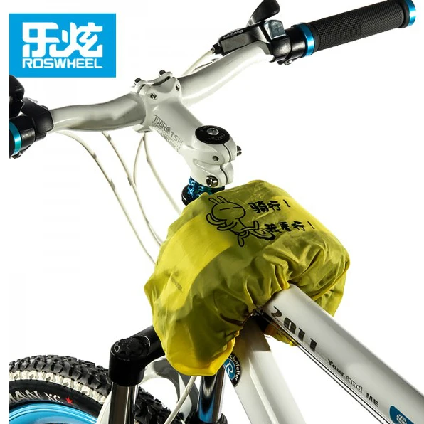ROSWHEEL Cycling Bag Rain Cover for 14236/14024/14541 Bike Rear Tail Bag Rain Covers Waterproof Plastic Rack Bicycle bags