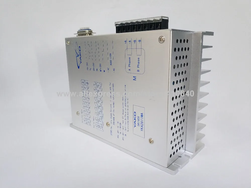 Imagem -04 - Motor de Passo para Nema34 a 50 Motor Híbrido de Passo Genuíno Yako Yka2811ma com ac 60 a 110v