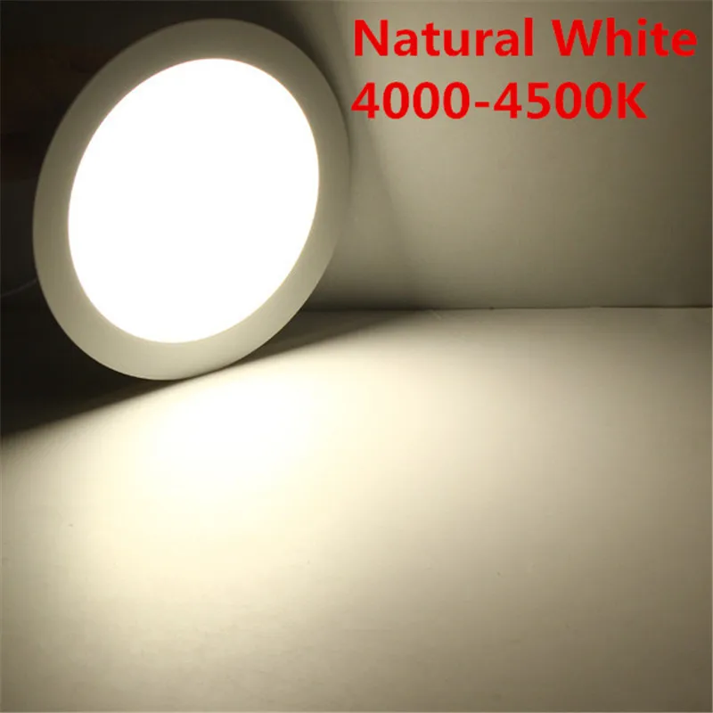 25W LED ceiling recessed grid downlight / round or square panel light 85-265V Driver Included