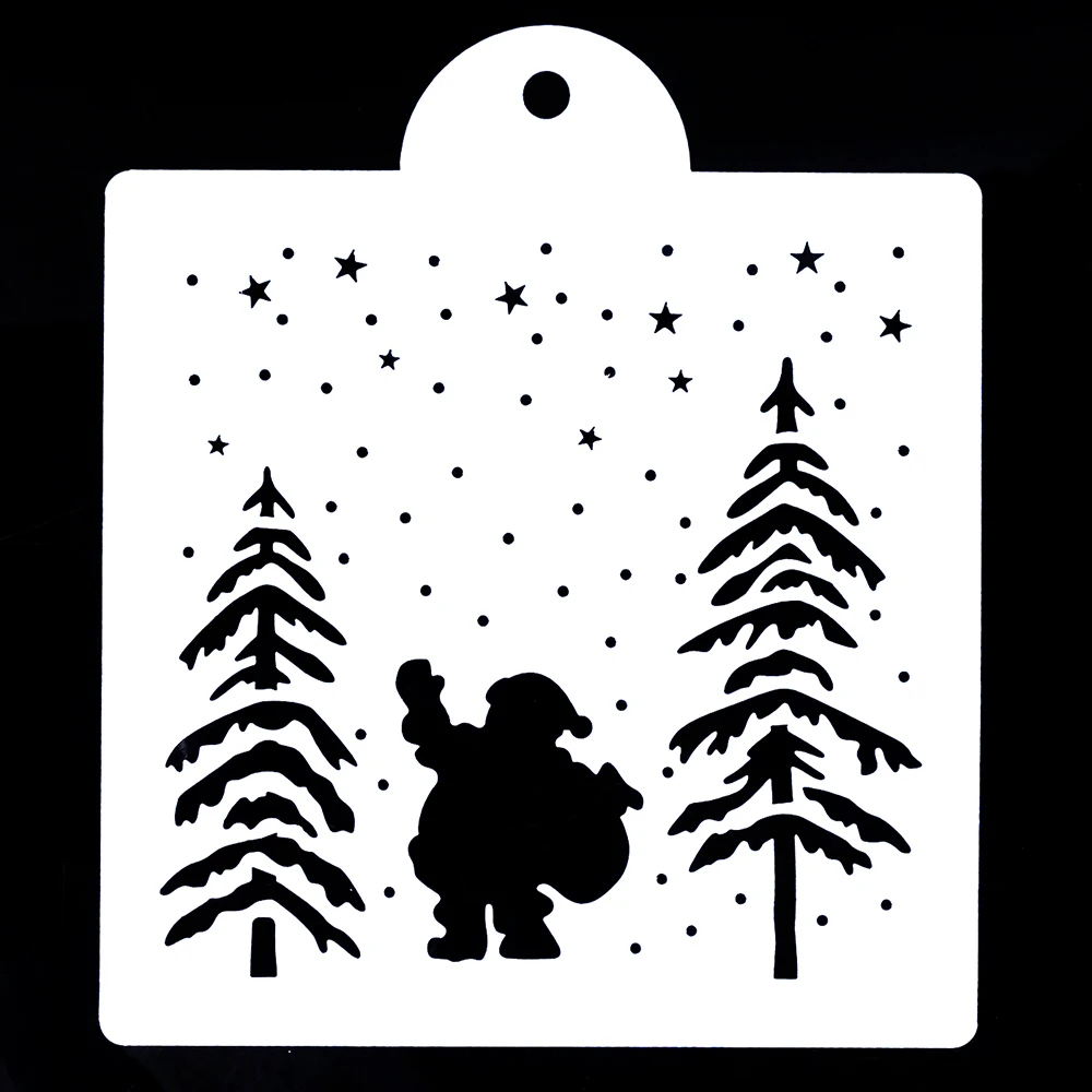 15 cm DIY Craft Layering Christmas Stencil For Wall Painting Scrapbooking Stamping  Album Decorative Embossing Paper Cards