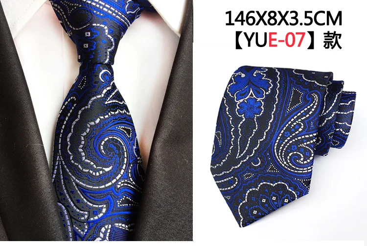 Ricnais-Cachemire floral de luxe pour hommes, Kties de la présidence, Zone bre, GravMiaught Classic Business Casual pour mariage, Nouveau design, 8