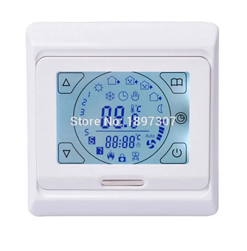 16A 230V AC Digital Thermoregulator Touch Screen Thermostat