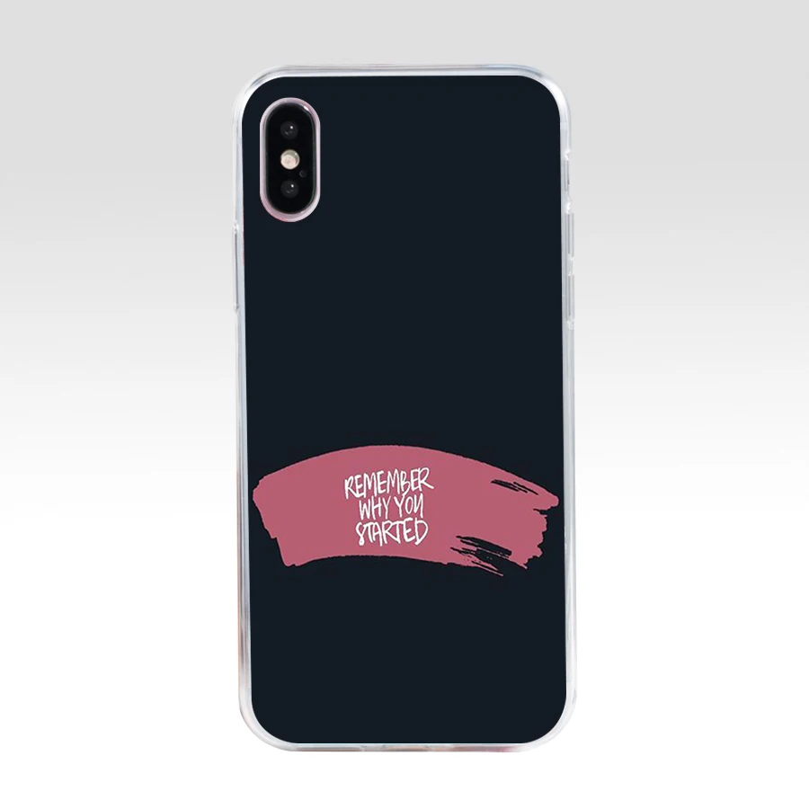 15SD Proverb Phrase Motto gift Soft Silicone Tpu Cover phone Case for iphone 5 5s se X XR XS Max case