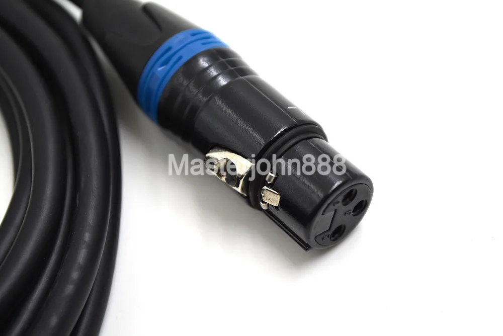 Choseal Microphone Audio Cable Cannon XLR Male To Female Extension Aux Cable For Mixing Console Stereo Camera Amplifier 3M