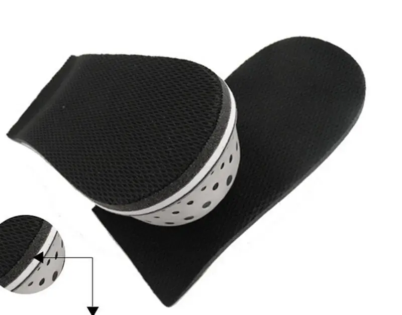 1Pair Breathable 3.3cm Unisex Men Women Heel Lift Insert Hight Increase Inshole  Shoe Pad Cushion Elevator Taller