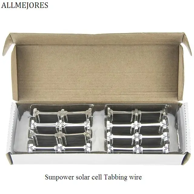 30pcs Dog Bone Tab wire For IBC Sun Power  solar cell Connection  Solder strip DIY Thin film Flexible Solar panel