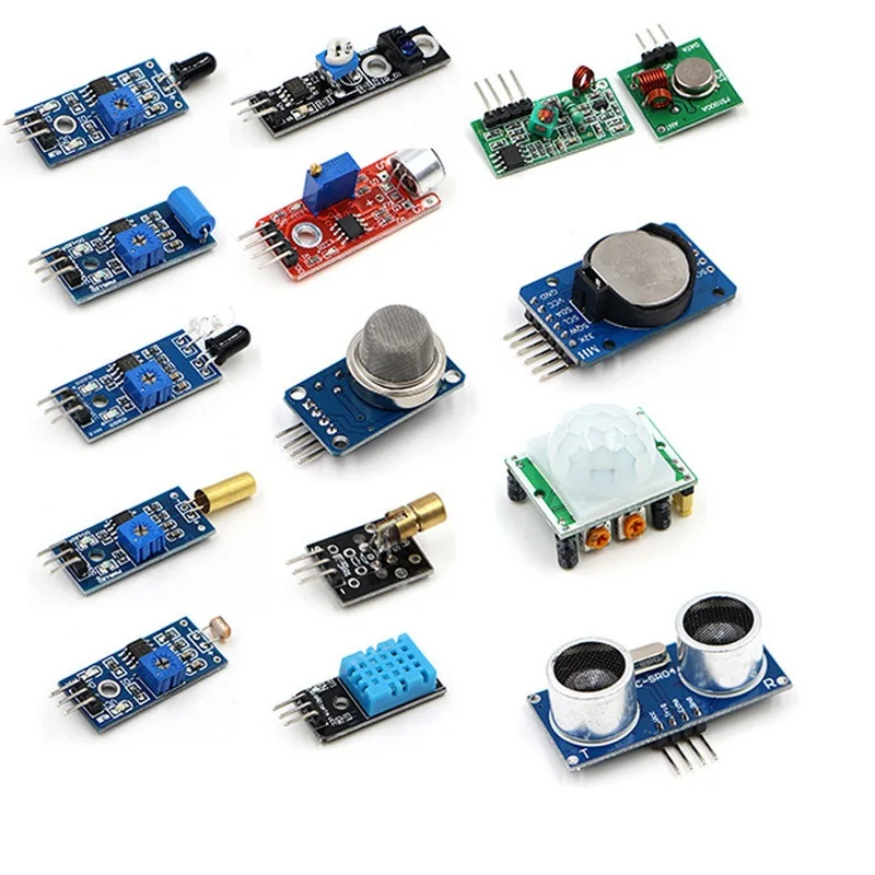 16 in 1 Sensor Kit Project Super Starter Kits for Arduino and Raspberry Pi 3