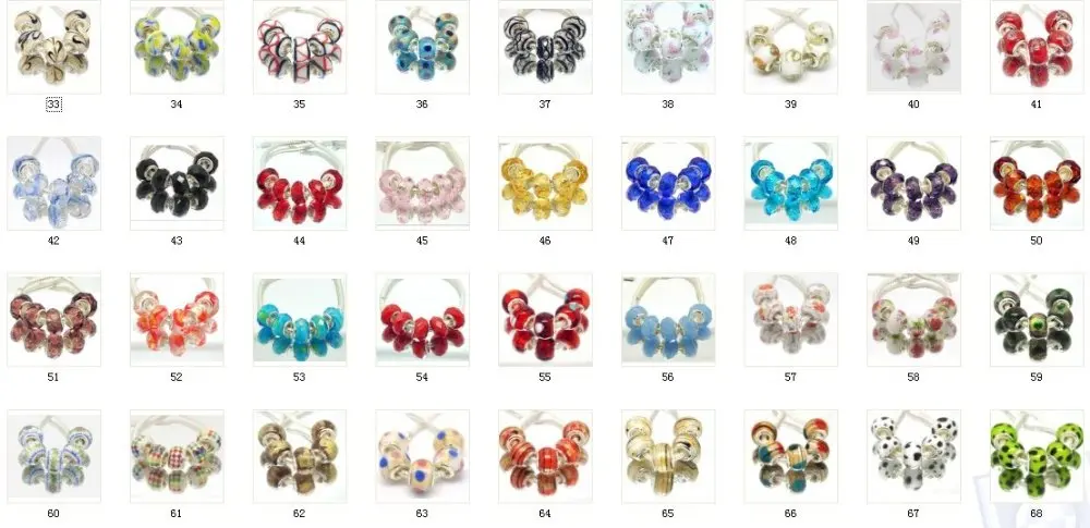 100pcs MIX ORDER,Europe glass Beads, 925 silver beads, crystal beads fit classes DIY Bracelet wholesale cheap factory direct #z