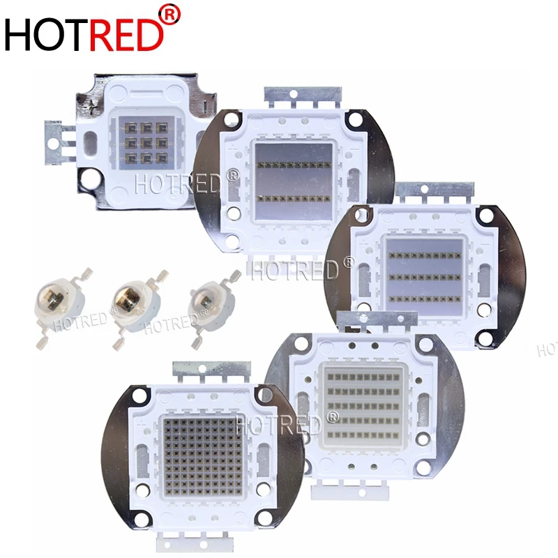 

High Power LED Chip 850nm 940nm IR Infrared 10W 20W 30W 50W 100W Emitter Light Bead COB 850nm 940 nm Night Vision CCTV Camera