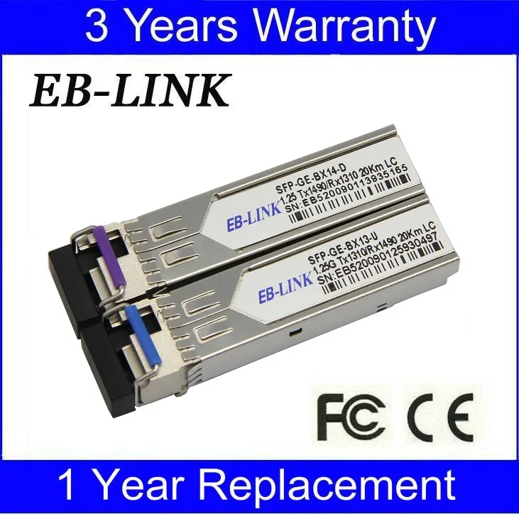 

1Pair J9143B&J9142B 1310/1490 1.25G 10km BIDI WDM Singlex LC SFP Transceiver module