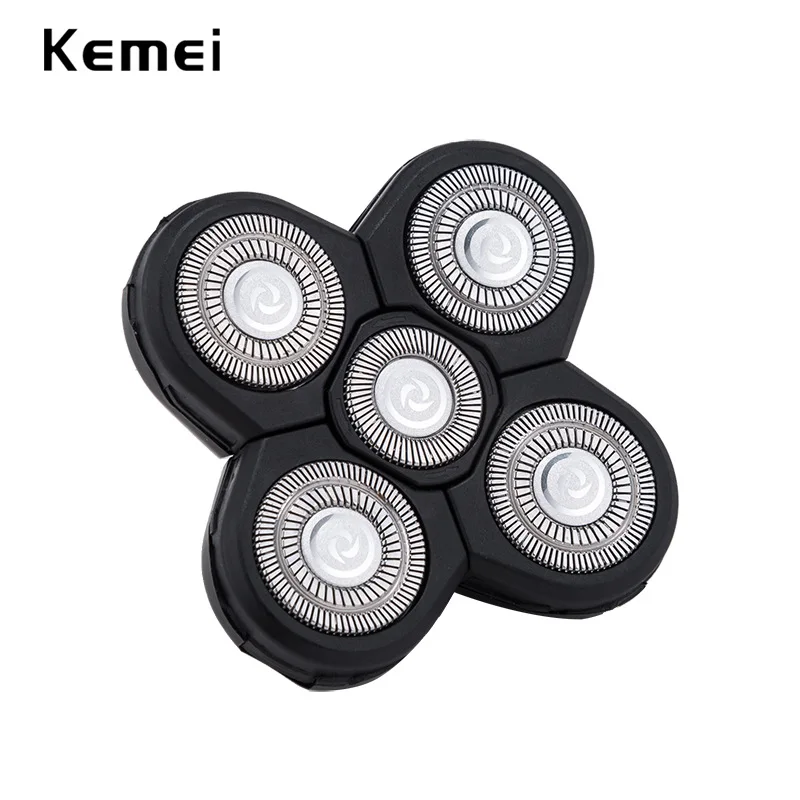 Original Kemei KM-5886 Replacement Electric Shaver Washable 5D Floating Cutter Head Sideburns Nose Trimmer Head