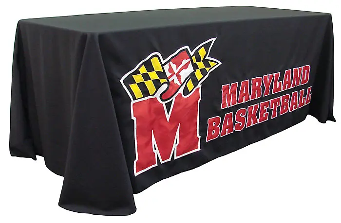 Free Shipping to USA 6ft Company Logo table cover/Exhibition Tablecloth Advertising table cover printing