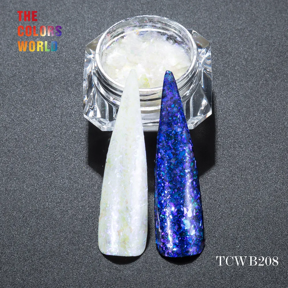 TCWB208 Chameleon Flakes Magic Effect Flakes large size chameleon  for nail Art  nail polish and  other DIY decoration