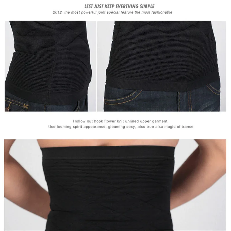Cinturón de adelgazamiento para hombres, moldeador de cuerpo para vientre, Abdomen, ropa moldeadora de Abdomen, corsé para el sudor, pérdida de peso