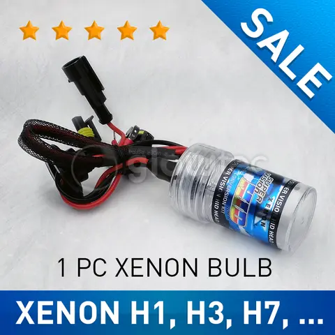 1 peça lâmpada xenon 55w h1, h3, h7, h8, h9, h11, hb3 farol 6000k lâmpada hid xenon luz farol do carro todas as cores glowtec