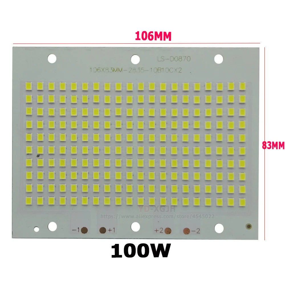 Odbłyśnik LED 100% pełnej mocy, płytka PCB, 10W, 20W, 30W, 50W, 100W, 150W, 200W SMD2835, płytka PCB LED, płytka aluminiowa do odbłyśnika LED