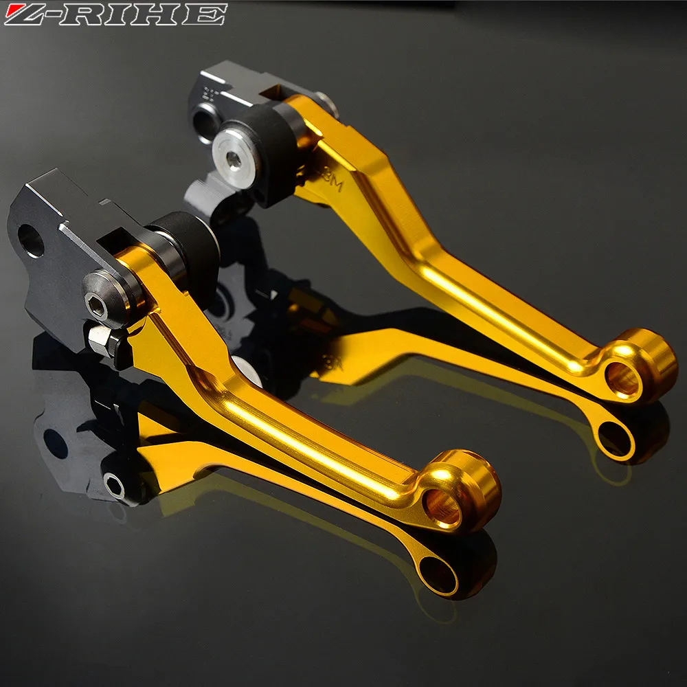 CNC Pivot dirt Bike Brake Clutch Lever Handle For suzuki RMZ 250 RMZ250 2007 2008 2009 2010 2011 2012 2013 2014 2015 2016 image 2