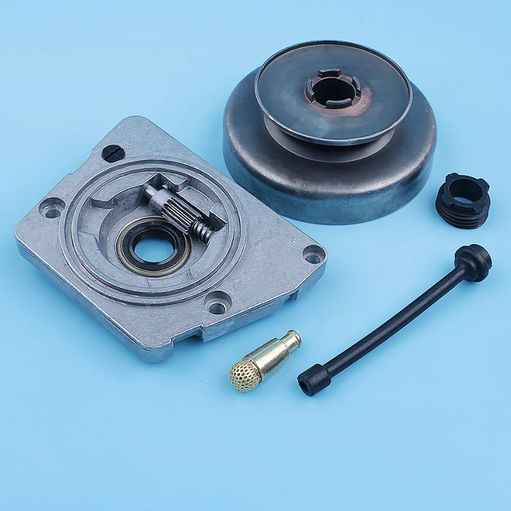 Imagem -04 - Conjunto de Bomba de Óleo para Motosserra Tambor de Embreagem x7 Kit para Husqvarna 61 66 162 266 268 272xp Peças de Reposição em Corpo Único